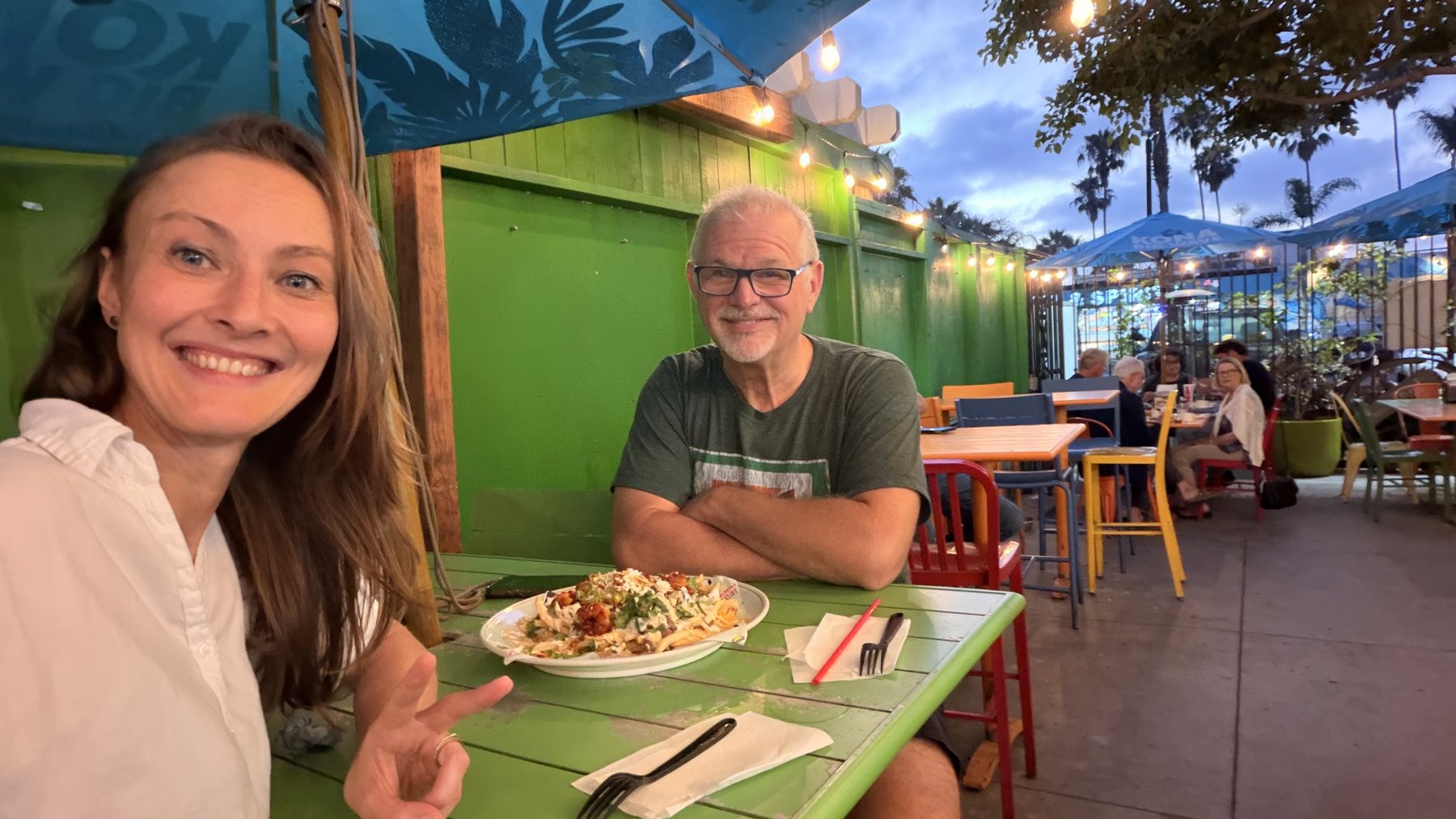 Mark McIntyre and Judit enjoying life in Oceanside