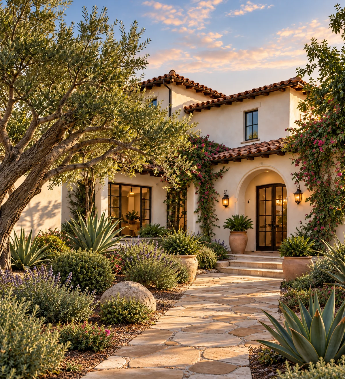 Illustrative Carlsbad-inspired coastal home